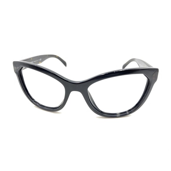 Prada SPR 21S 1AB-0A7 Black Tortoise Brown Sunglasses Frames 56-19 140 Italy - Picture 8 of 12